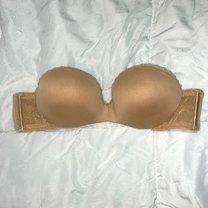 Nude Push-Up Strapless Bra